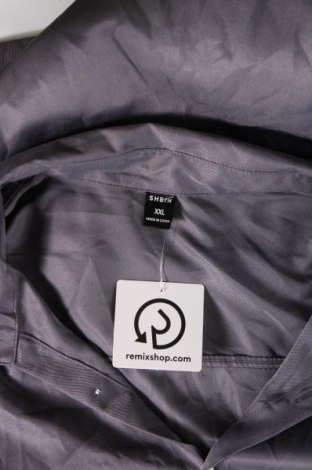 Ανδρικό πουκάμισο SHEIN, Μέγεθος XXL, Χρώμα Γκρί, Τιμή 3,77 €