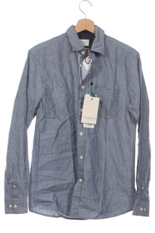 Herrenhemd Selected Homme, Größe S, Farbe Blau, Preis 6,34 €