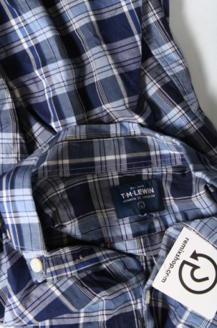 Ανδρικό πουκάμισο T.M.Lewin, Μέγεθος M, Χρώμα Μπλέ, Τιμή 5,07 €