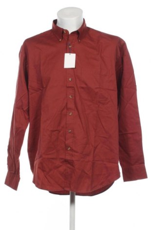 Ανδρικό πουκάμισο Vroom & Dreesmann, Μέγεθος L, Χρώμα Κόκκινο, Τιμή 10,67 €