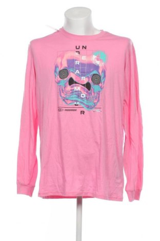 Ανδρική αθλητική μπλούζα Under Armour, Μέγεθος L, Χρώμα Ρόζ , Τιμή 42,87 €