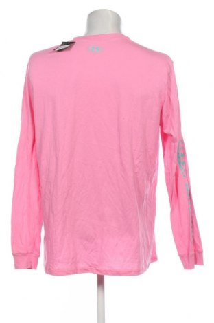 Herren Sport Shirt Under Armour, Größe L, Farbe Rosa, Preis 48,22 €