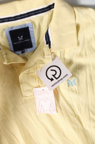 Ανδρικό t-shirt Crew Clothing Co., Μέγεθος L, Χρώμα Κίτρινο, Τιμή 51,03 €
