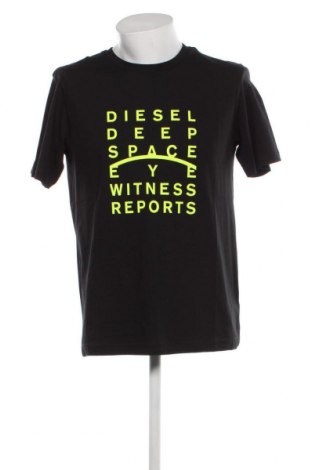 Мъжка тениска Diesel, Размер M, Цвят Черен, Цена 78,00 лв.