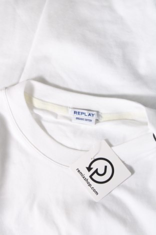 Мъжка тениска Replay, Размер XS, Цвят Бял, Цена 68,00 лв.