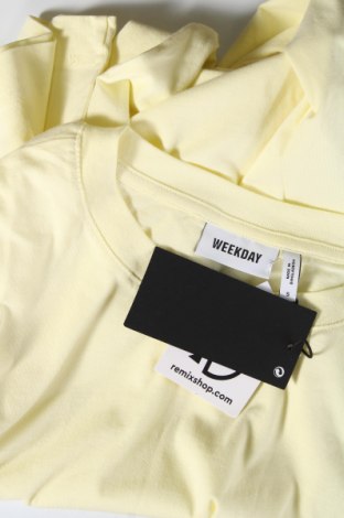 Tricou de bărbați Weekday, Mărime S, Culoare Galben, Preț 25,79 Lei