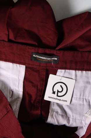 Мъжки панталон Alessandro Salvarini, Размер L, Цвят Червен, Цена 29,00 лв.