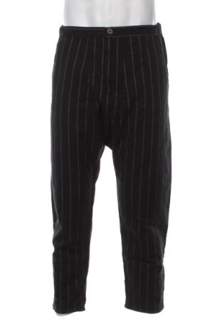 Мъжки панталон Pull&Bear, Размер L, Цвят Черен, Цена 13,80 лв.