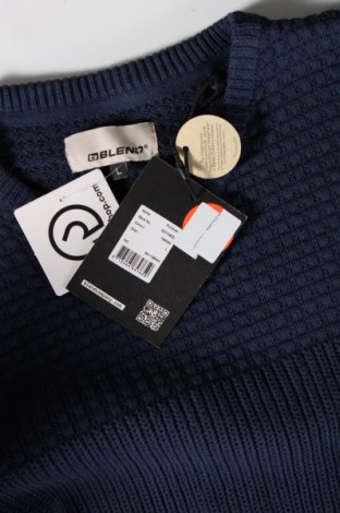 Ανδρικό πουλόβερ Blend, Μέγεθος L, Χρώμα Μπλέ, Τιμή 15,22 €