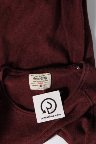 Ανδρικό πουλόβερ Jack & Jones, Μέγεθος S, Χρώμα Κόκκινο, Τιμή 4,78 €
