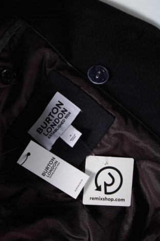 Ανδρικά παλτό Burton of London, Μέγεθος S, Χρώμα Μπλέ, Τιμή 32,32 €
