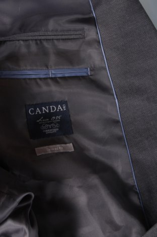 Ανδρικό σακάκι Canda, Μέγεθος L, Χρώμα Γκρί, Τιμή 4,63 €