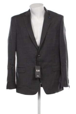 Ανδρικό σακάκι S.Oliver Black Label, Μέγεθος XL, Χρώμα Γκρί, Τιμή 18,63 €