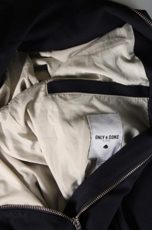 Ανδρικό μπουφάν Only & Sons, Μέγεθος M, Χρώμα Μπλέ, Τιμή 39,69 €