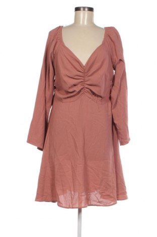 Kleid Boohoo, Größe XL, Farbe Braun, Preis 10,56 €