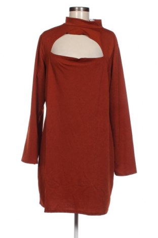 Kleid Boohoo, Größe 3XL, Farbe Braun, Preis 8,77 €