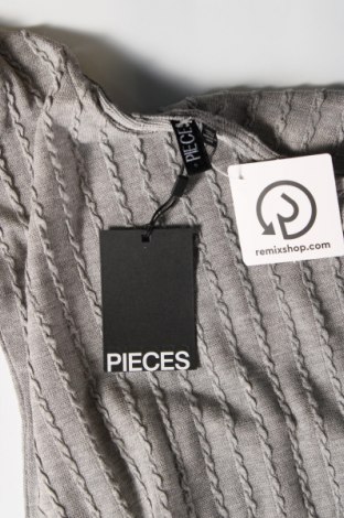 Kleid Pieces, Größe S, Farbe Grau, Preis 6,96 €