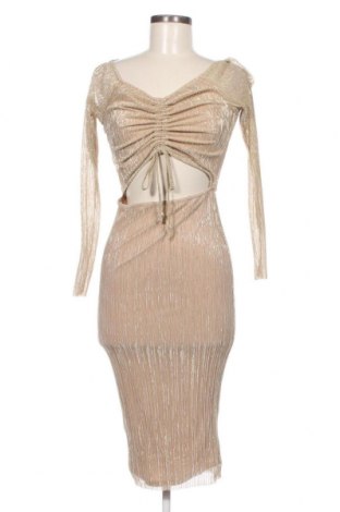 Φόρεμα Pretty Little Thing, Μέγεθος M, Χρώμα Χρυσαφί, Τιμή 8,56 €