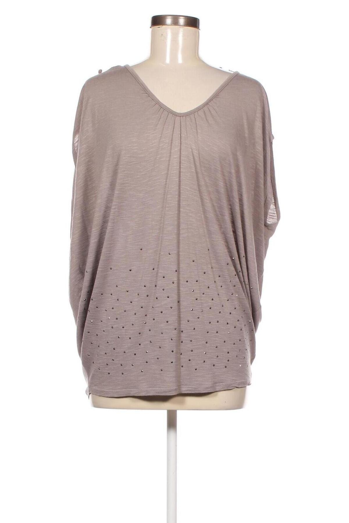 Γυναικεία μπλούζα BSB, Μέγεθος M, Χρώμα Γκρί, Τιμή 2,23 €