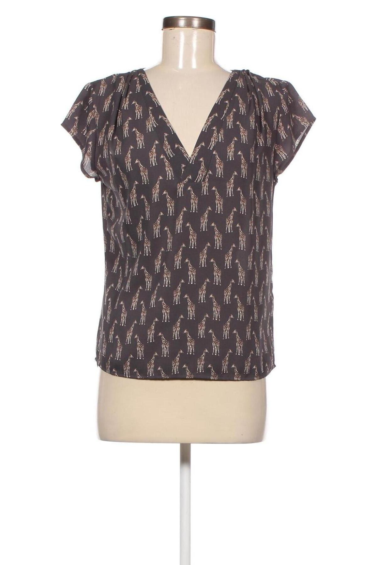 Дамска блуза H&M Conscious Collection, Размер XS, Цвят Сив, Цена 4,18 лв.