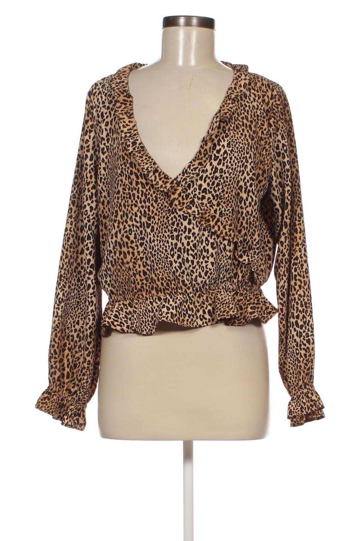 Дамска блуза H&M Divided, Размер XS, Цвят Бежов, Цена 4,56 лв.