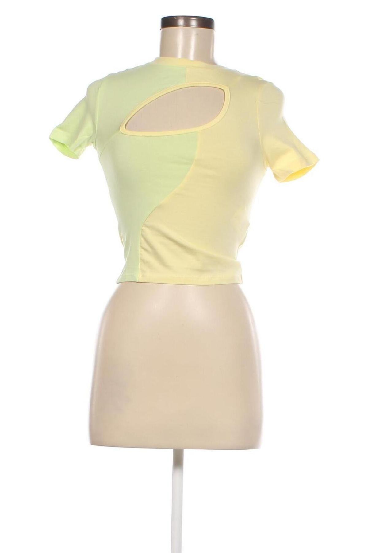 Дамска блуза Jennyfer, Размер XS, Цвят Жълт, Цена 9,61 лв.