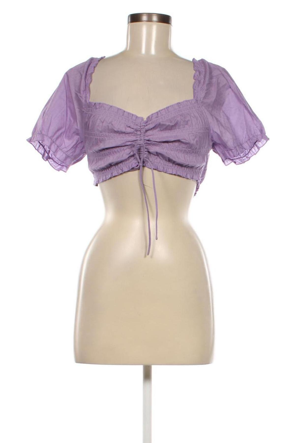 Дамска блуза Jennyfer, Размер XS, Цвят Лилав, Цена 8,99 лв.