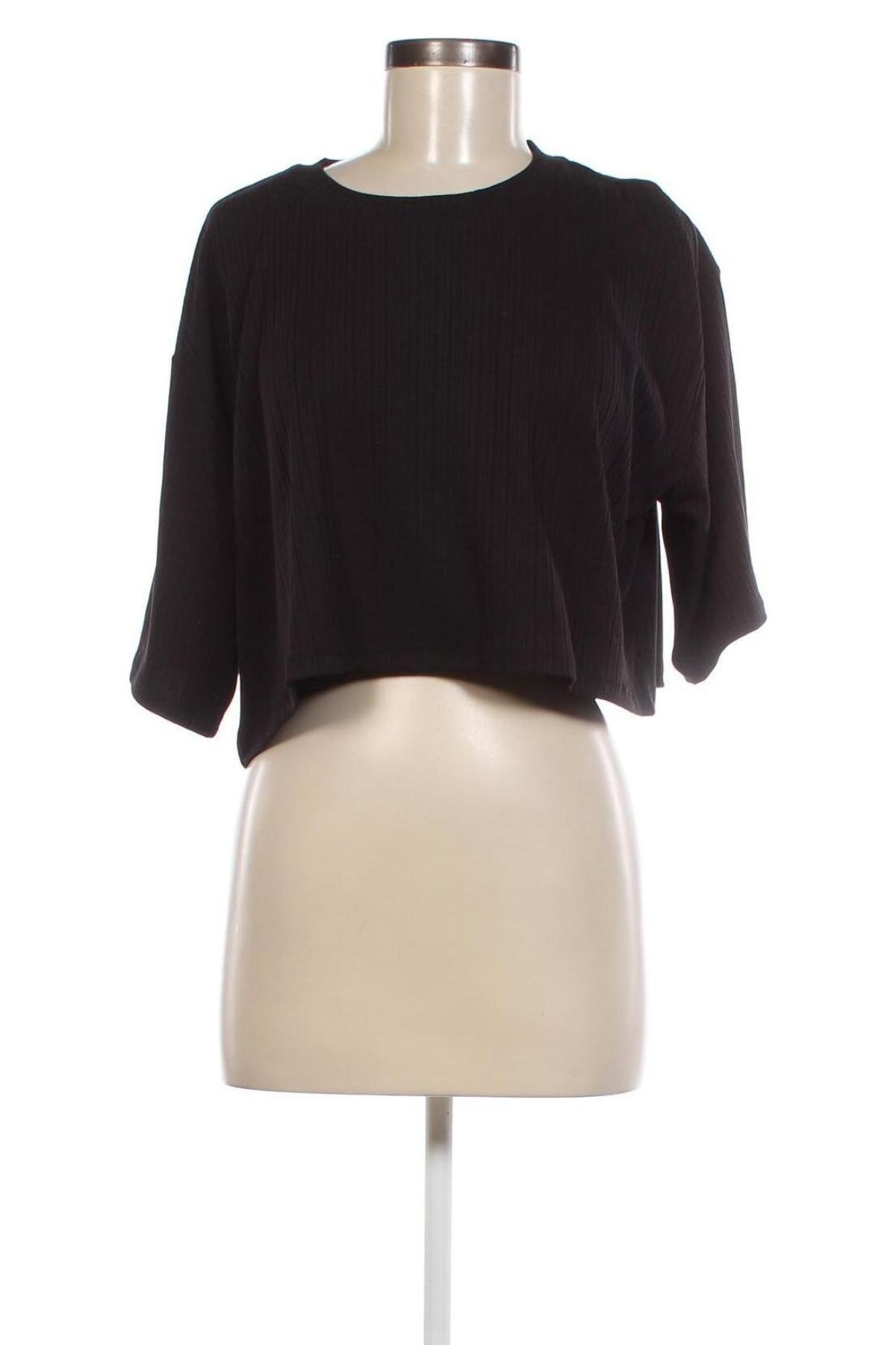Γυναικεία μπλούζα Monki, Μέγεθος XL, Χρώμα Μαύρο, Τιμή 5,63 €