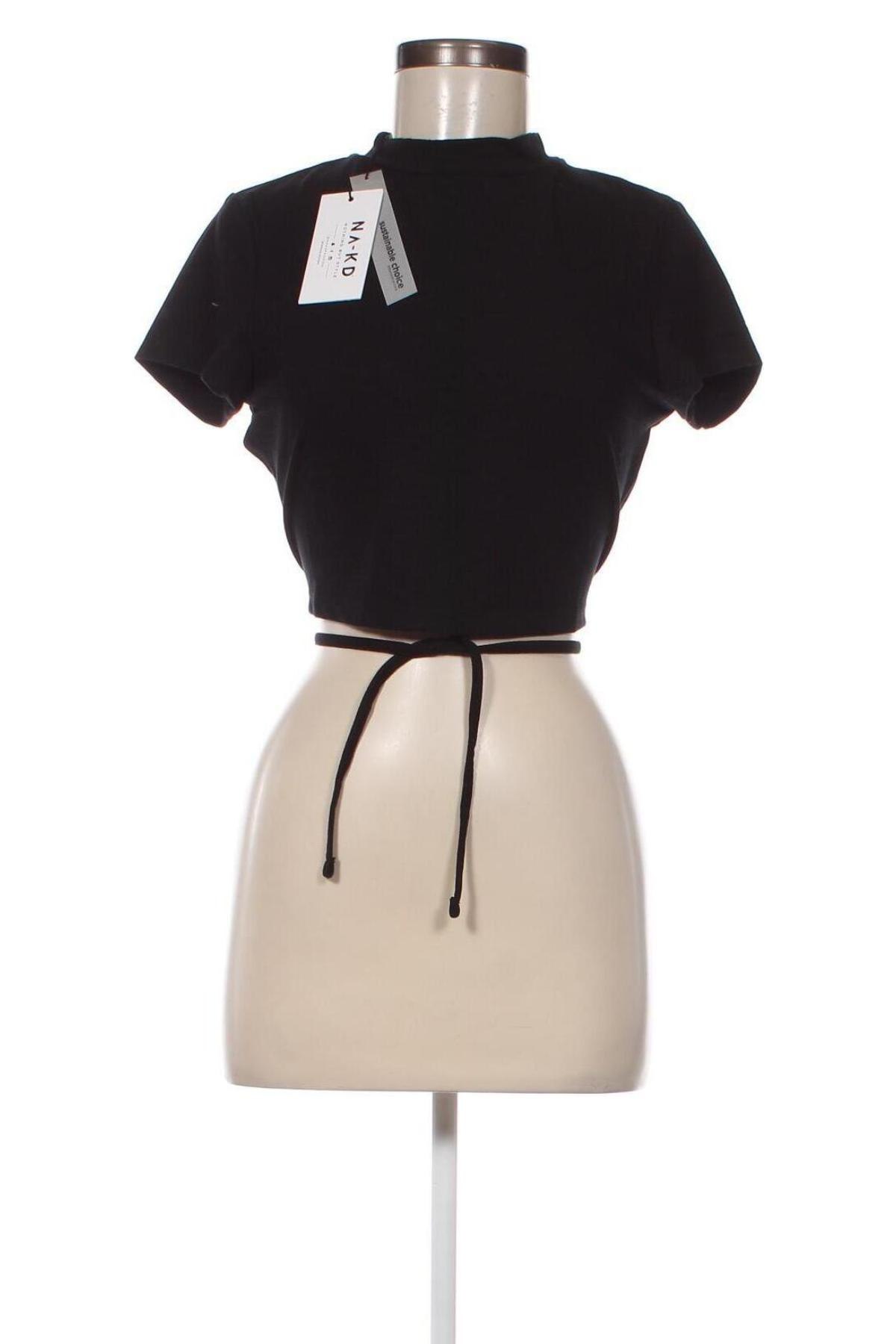 Damen Shirt NA-KD, Größe L, Farbe Schwarz, Preis € 4,82