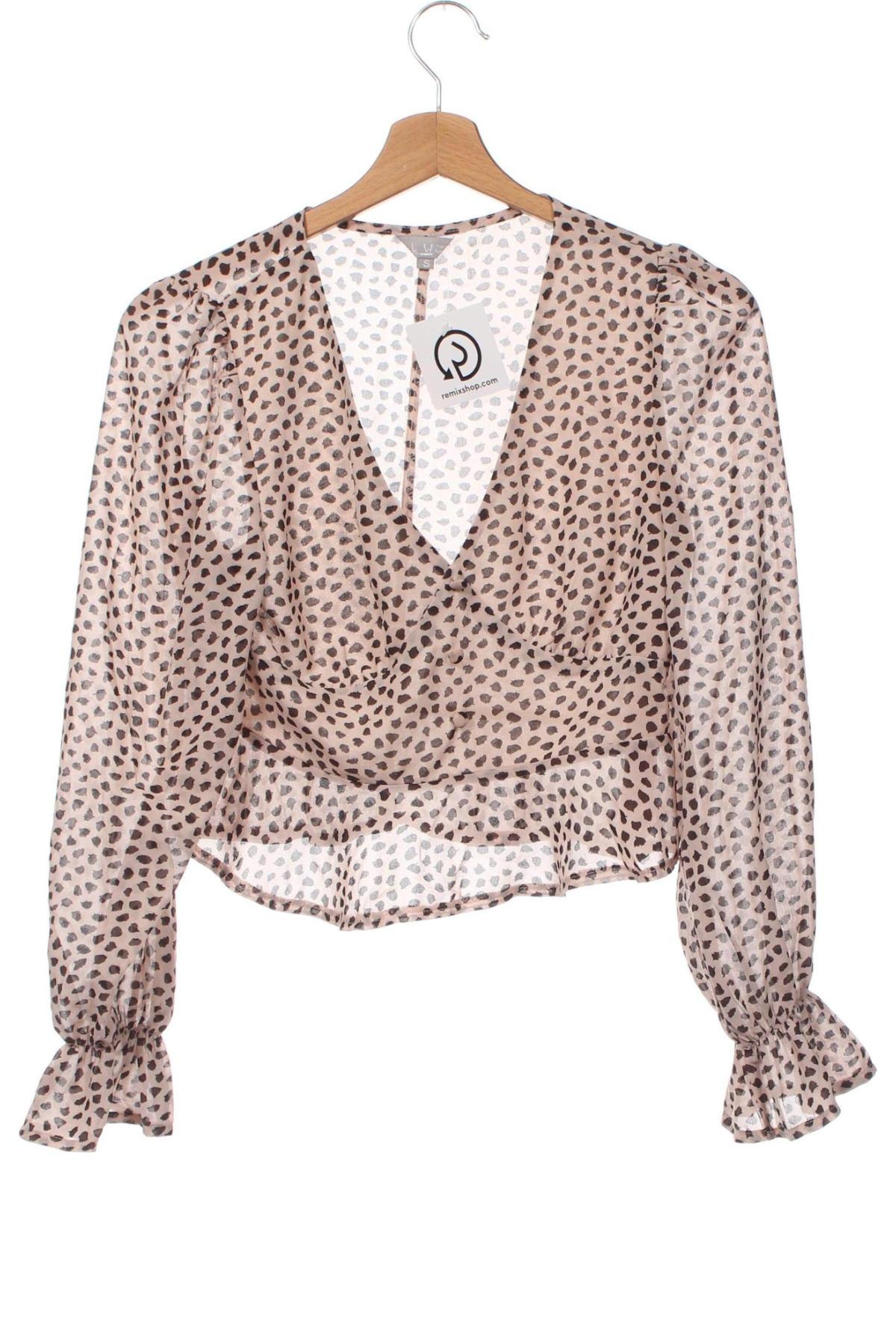 Дамска блуза NLW, Размер S, Цвят Бежов, Цена 19,00 лв.