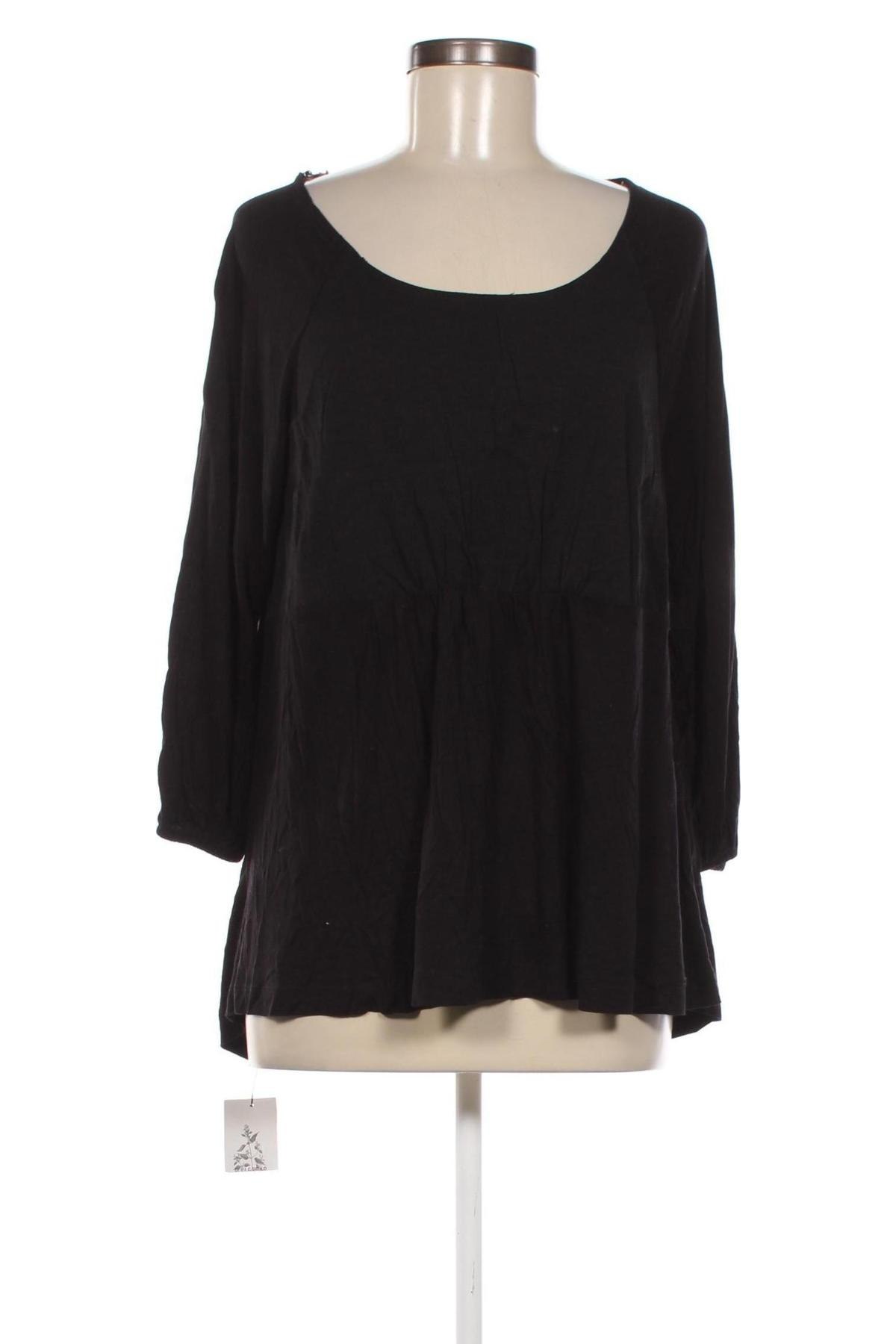 Γυναικεία μπλούζα Pull&Bear, Μέγεθος S, Χρώμα Μαύρο, Τιμή 3,68 €