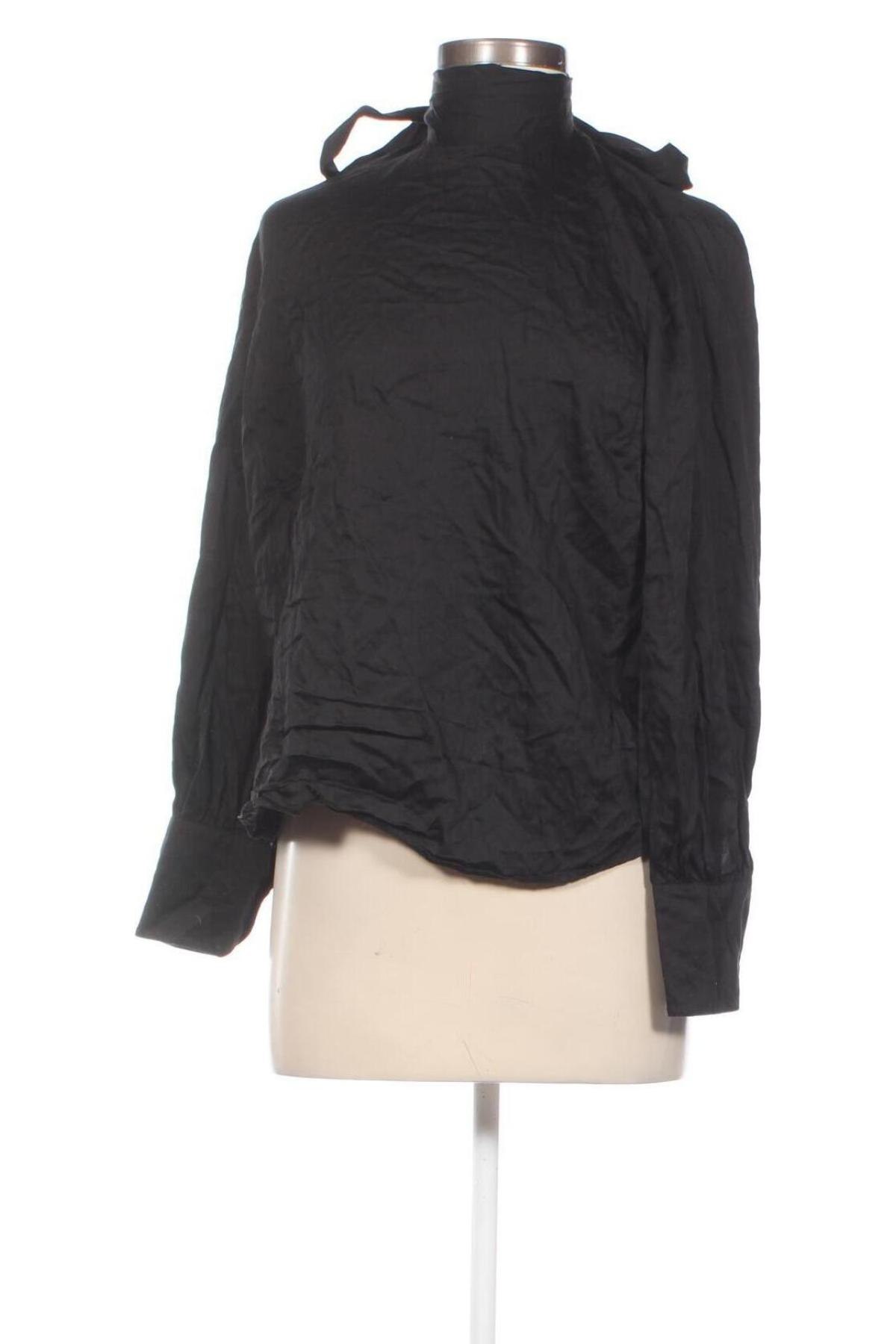 Дамска блуза Selected Femme, Размер M, Цвят Черен, Цена 29,00 лв.