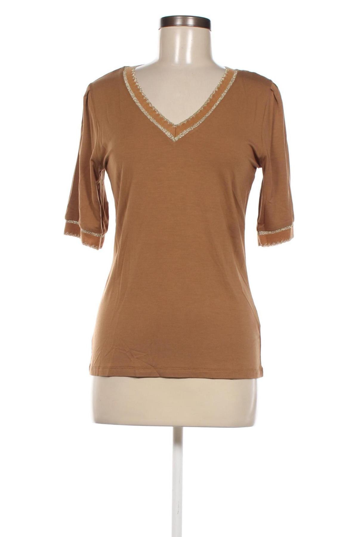 Дамска блуза Summum Woman, Размер XS, Цвят Кафяв, Цена 10,20 лв.