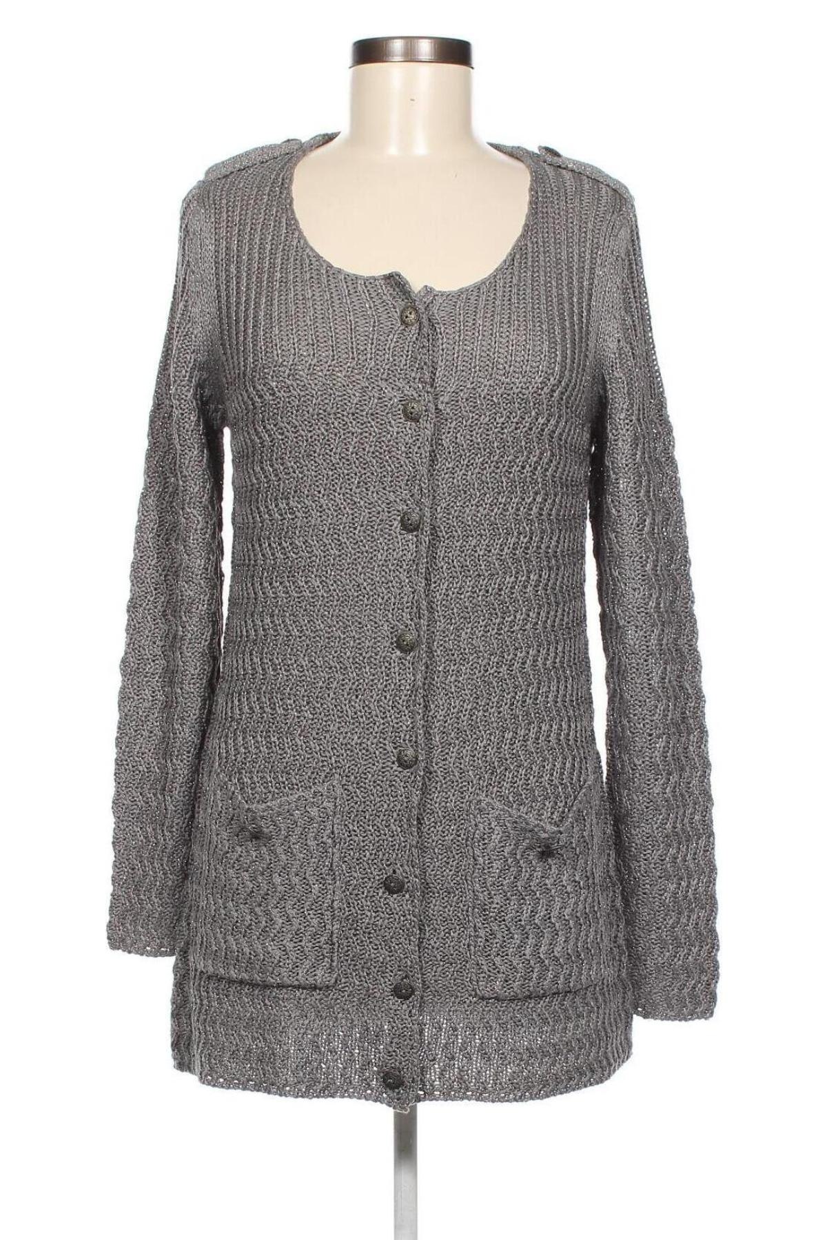 Damen Strickjacke Kaffe, Größe S, Farbe Grau, Preis € 27,24