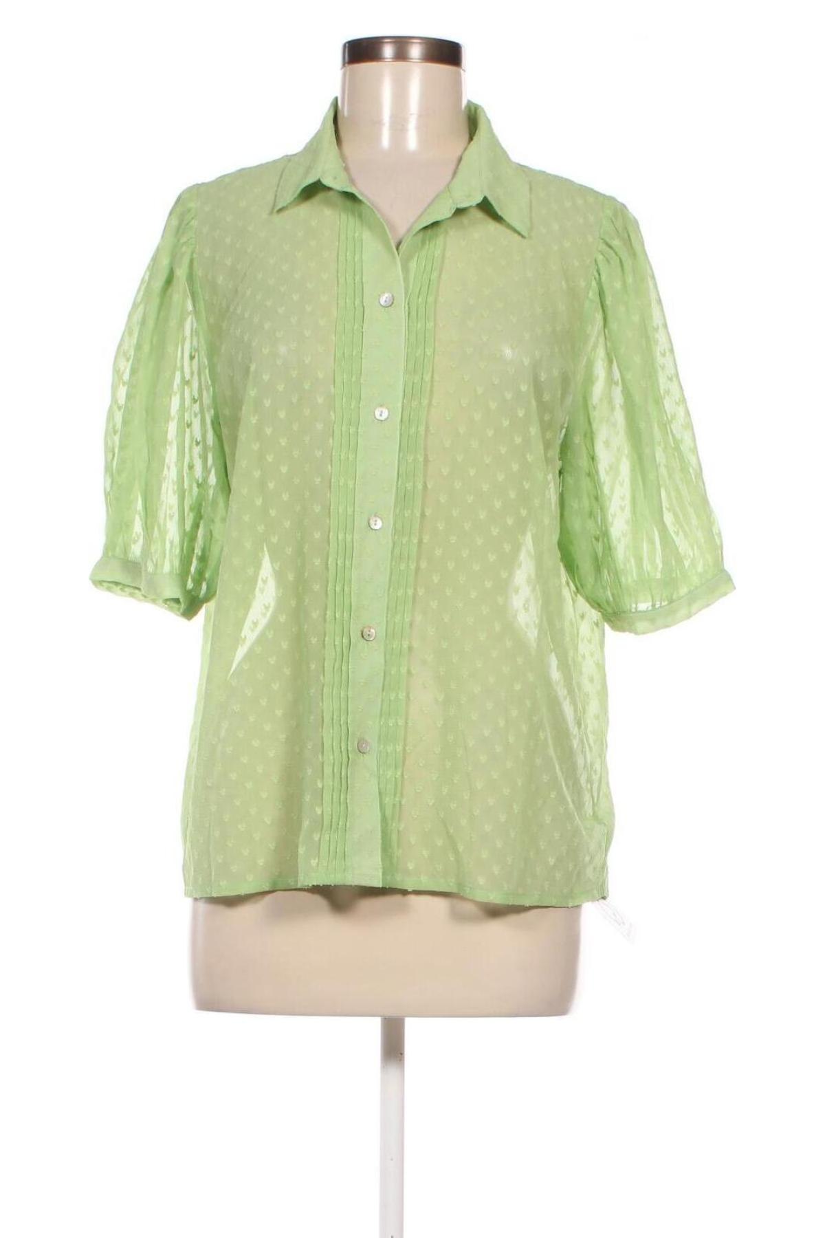 Дамска риза, Размер L, Цвят Зелен, Цена 14,00 лв.