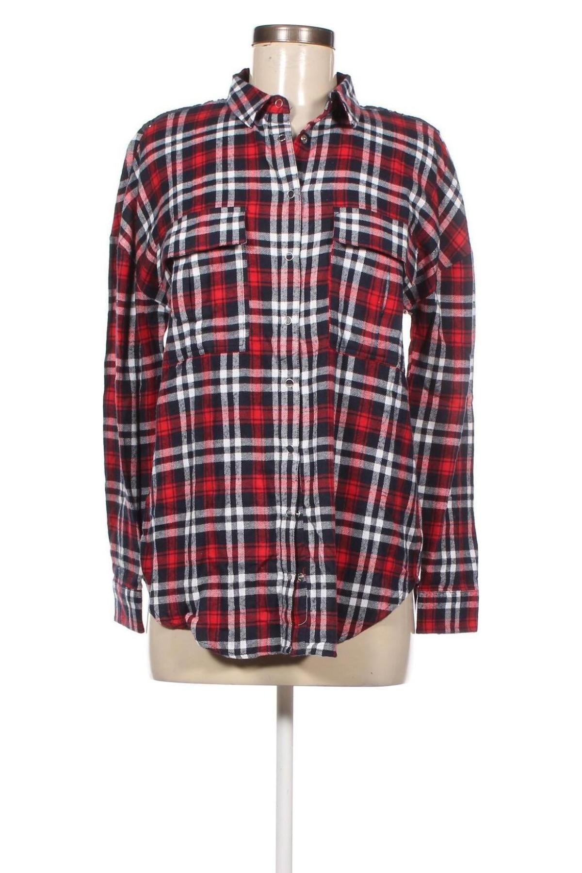 Γυναικείο πουκάμισο Pull&Bear, Μέγεθος S, Χρώμα Πολύχρωμο, Τιμή 4,54 €