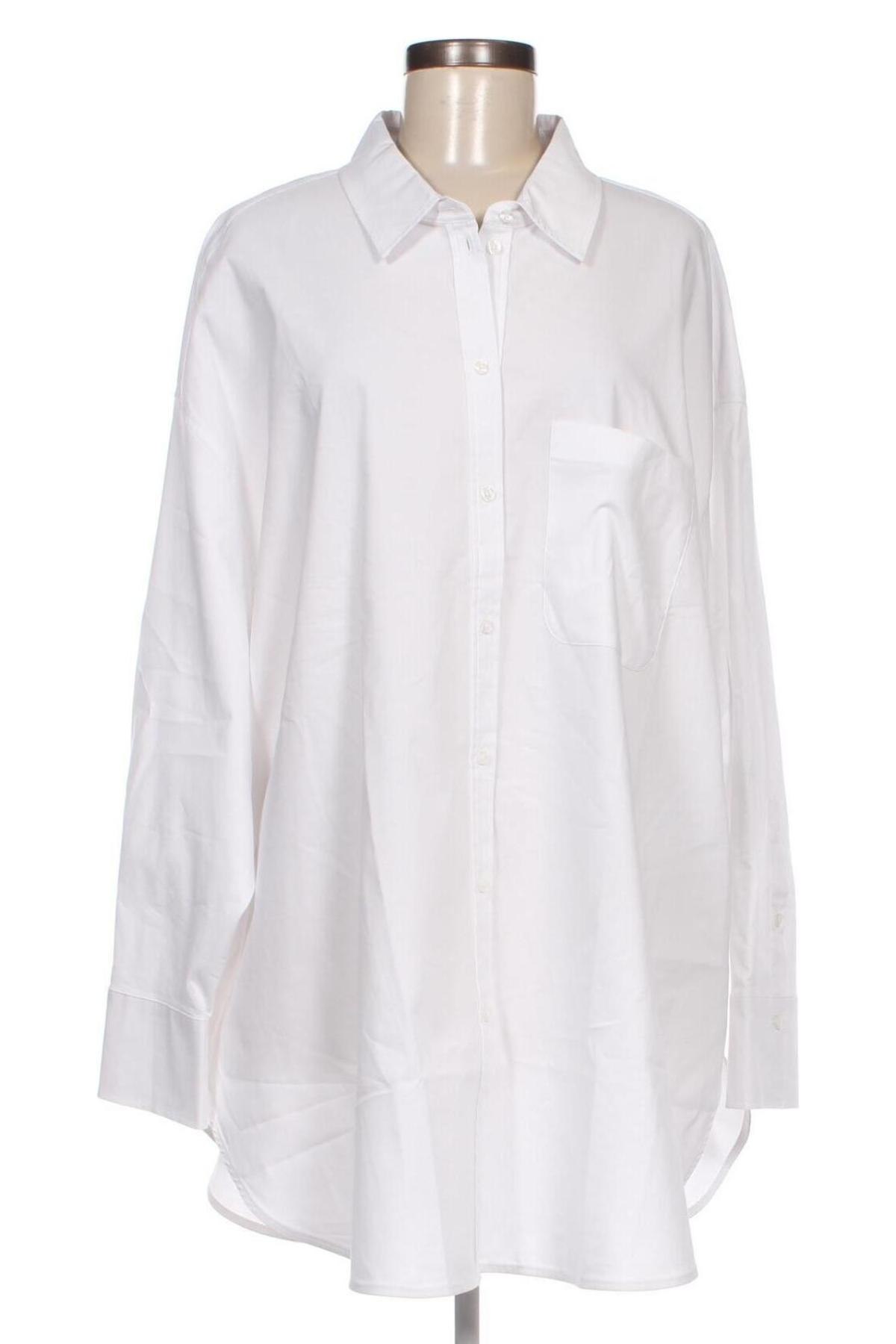 Γυναικείο πουκάμισο Samoon, Μέγεθος 3XL, Χρώμα Λευκό, Τιμή 35,25 €
