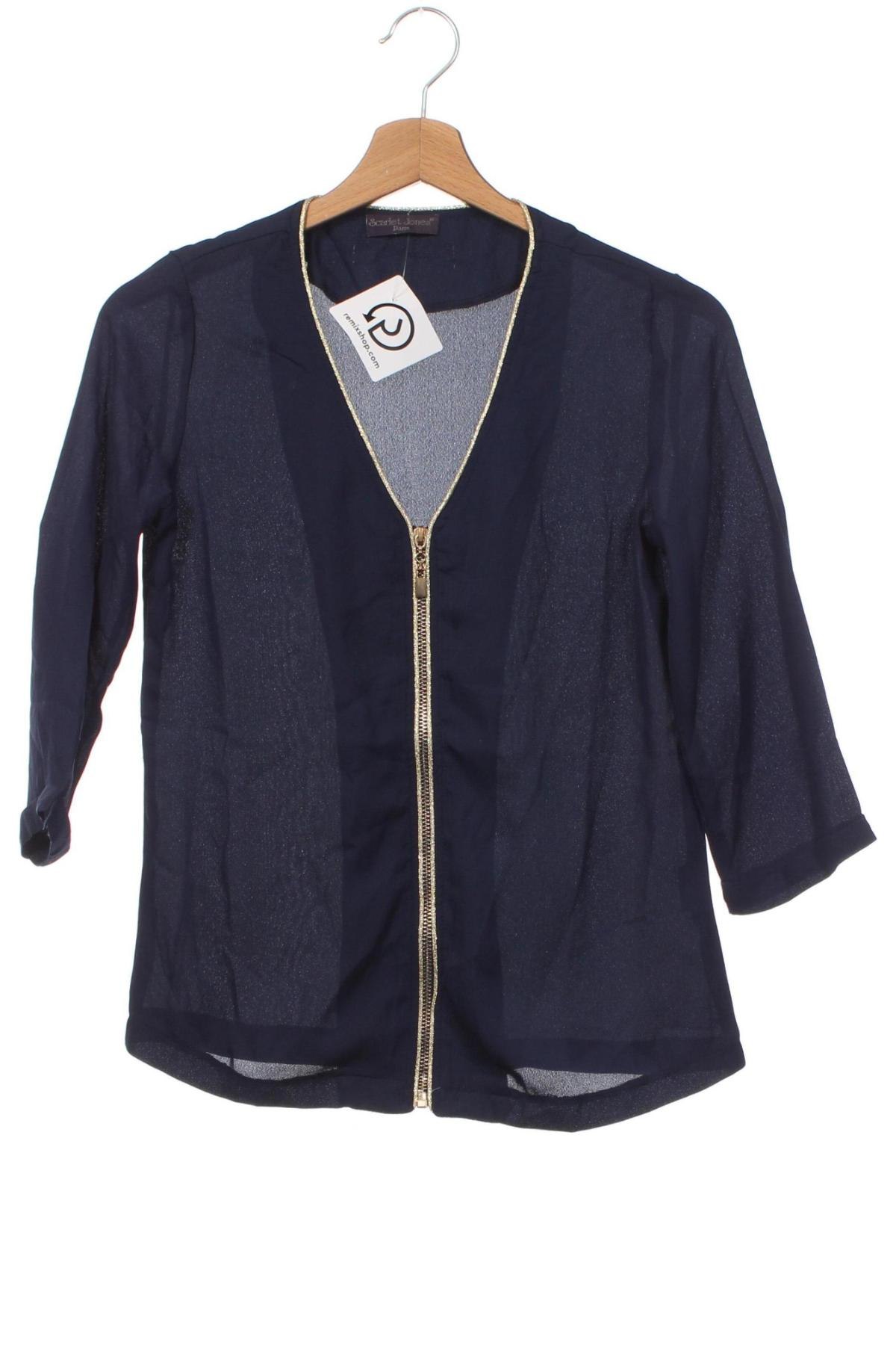 Γυναικείο πουκάμισο Scarlet Jones, Μέγεθος S, Χρώμα Μπλέ, Τιμή 1,92 €