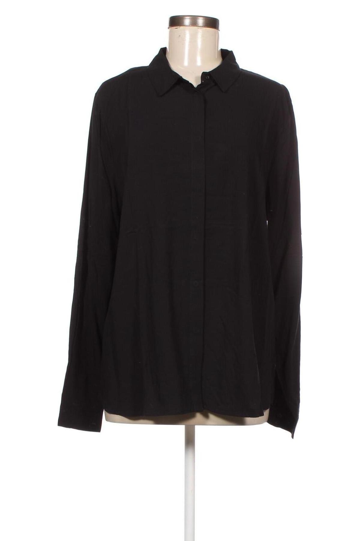Γυναικείο πουκάμισο Soft Rebels, Μέγεθος XXL, Χρώμα Μαύρο, Τιμή 18,93 €