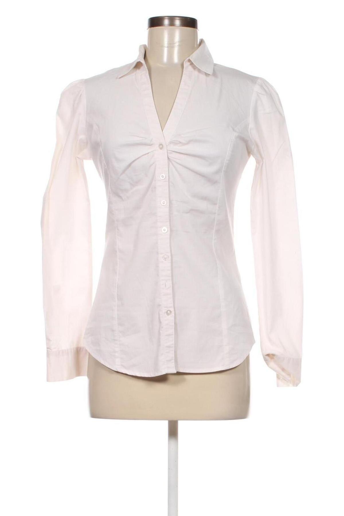 Γυναικείο πουκάμισο Stradivarius, Μέγεθος M, Χρώμα Λευκό, Τιμή 12,79 €