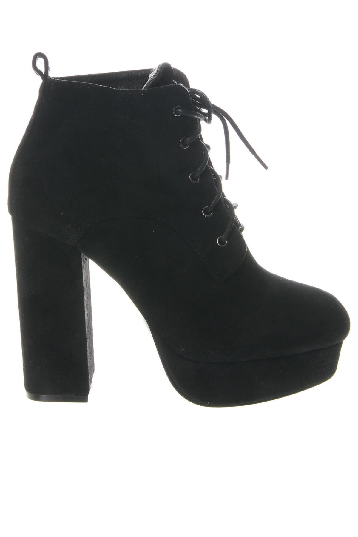 Дамски боти Ideal Shoes, Размер 40, Цвят Черен, Цена 15,21 лв.