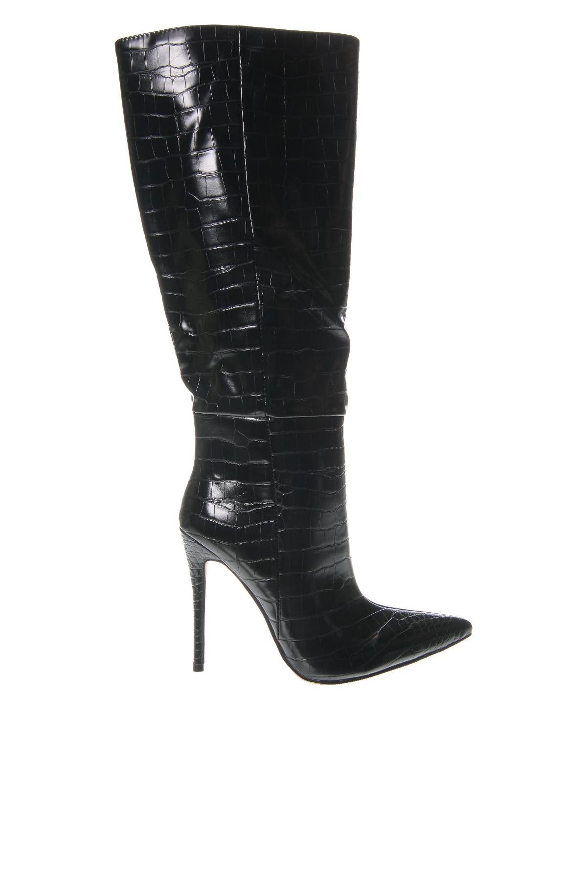Γυναικείες μπότες Misspap, Μέγεθος 38, Χρώμα Μαύρο, Τιμή 30,62 €