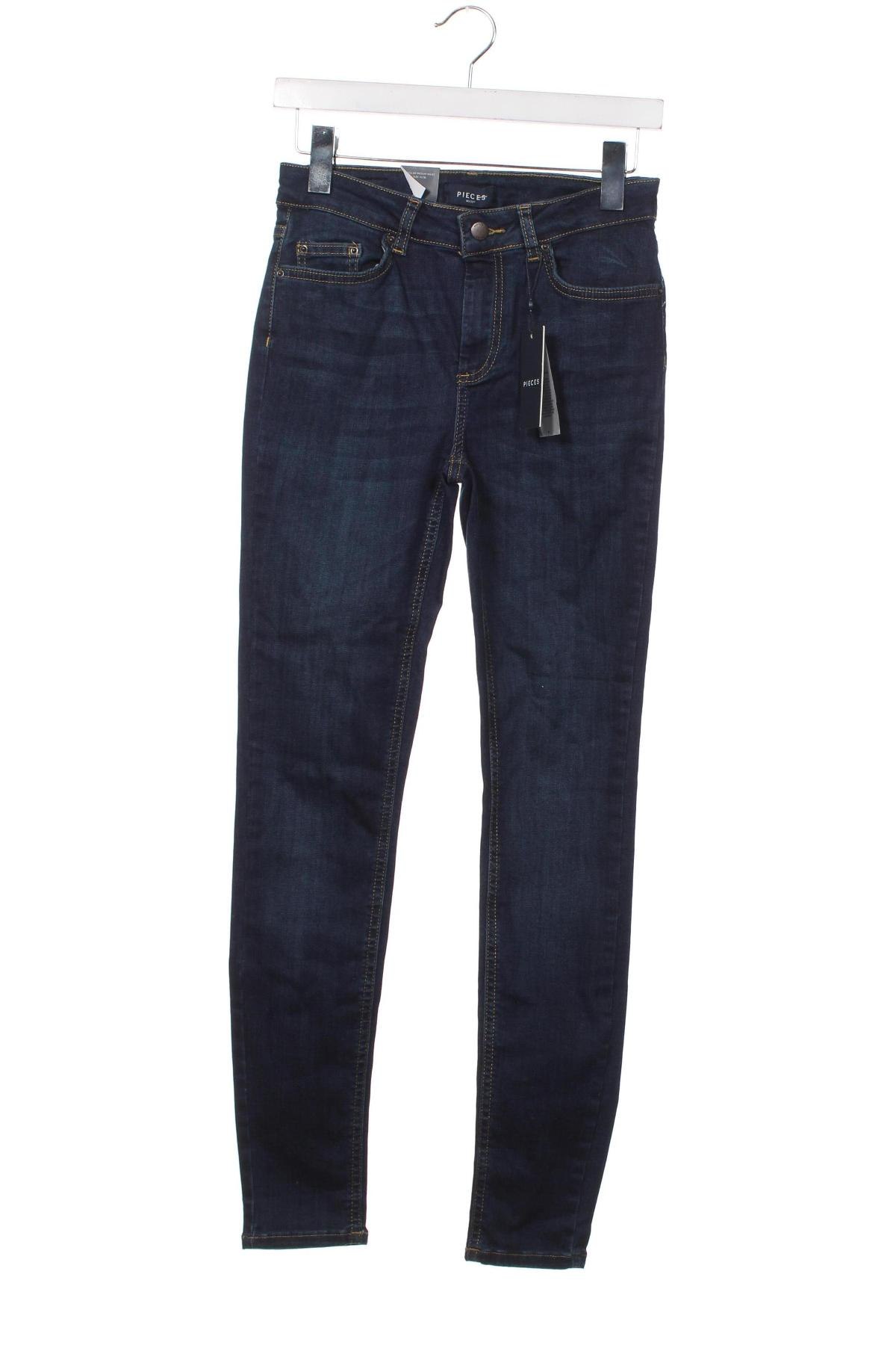 Dámské džíny  Pieces, Velikost M, Barva Modrá, Cena  266,00 Kč