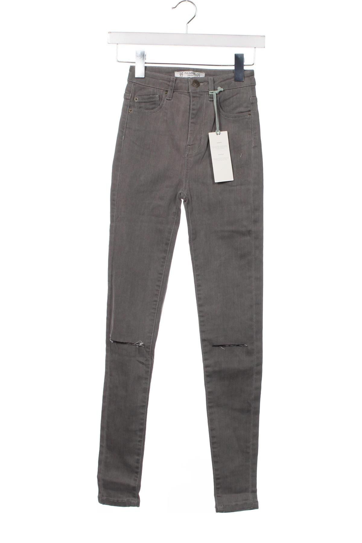 Damen Jeans Pull&Bear, Größe XXS, Farbe Grau, Preis € 6,40