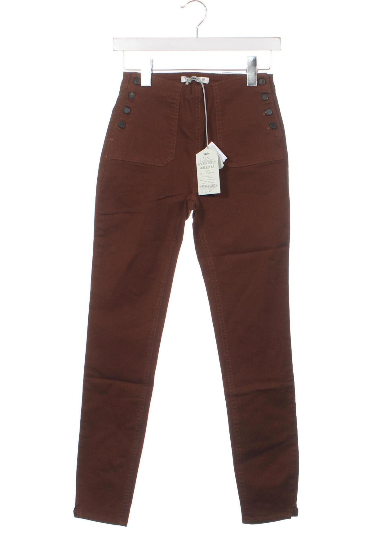 Damen Jeans Pull&Bear, Größe XS, Farbe Braun, Preis € 4,74