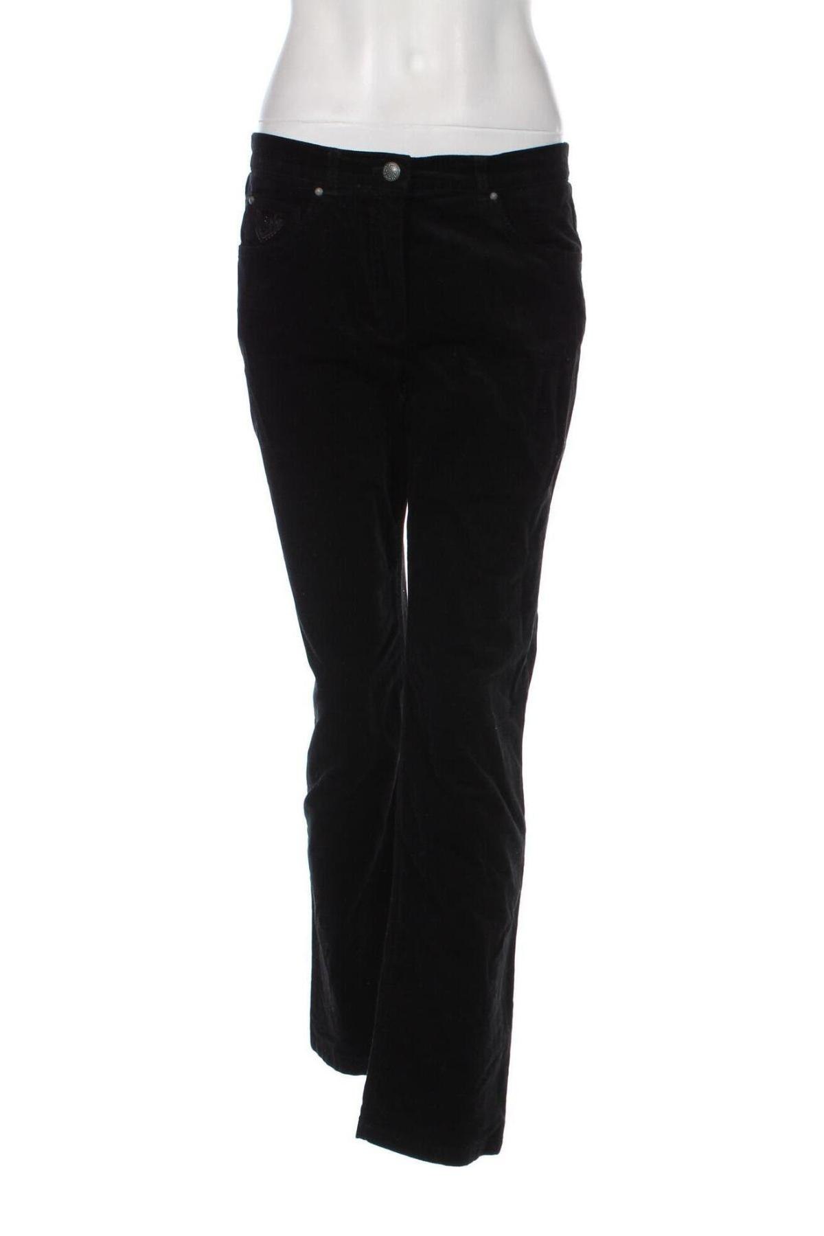 Pantaloni de velvet de femei Raphaela By Brax, Mărime S, Culoare Negru, Preț 22,57 Lei