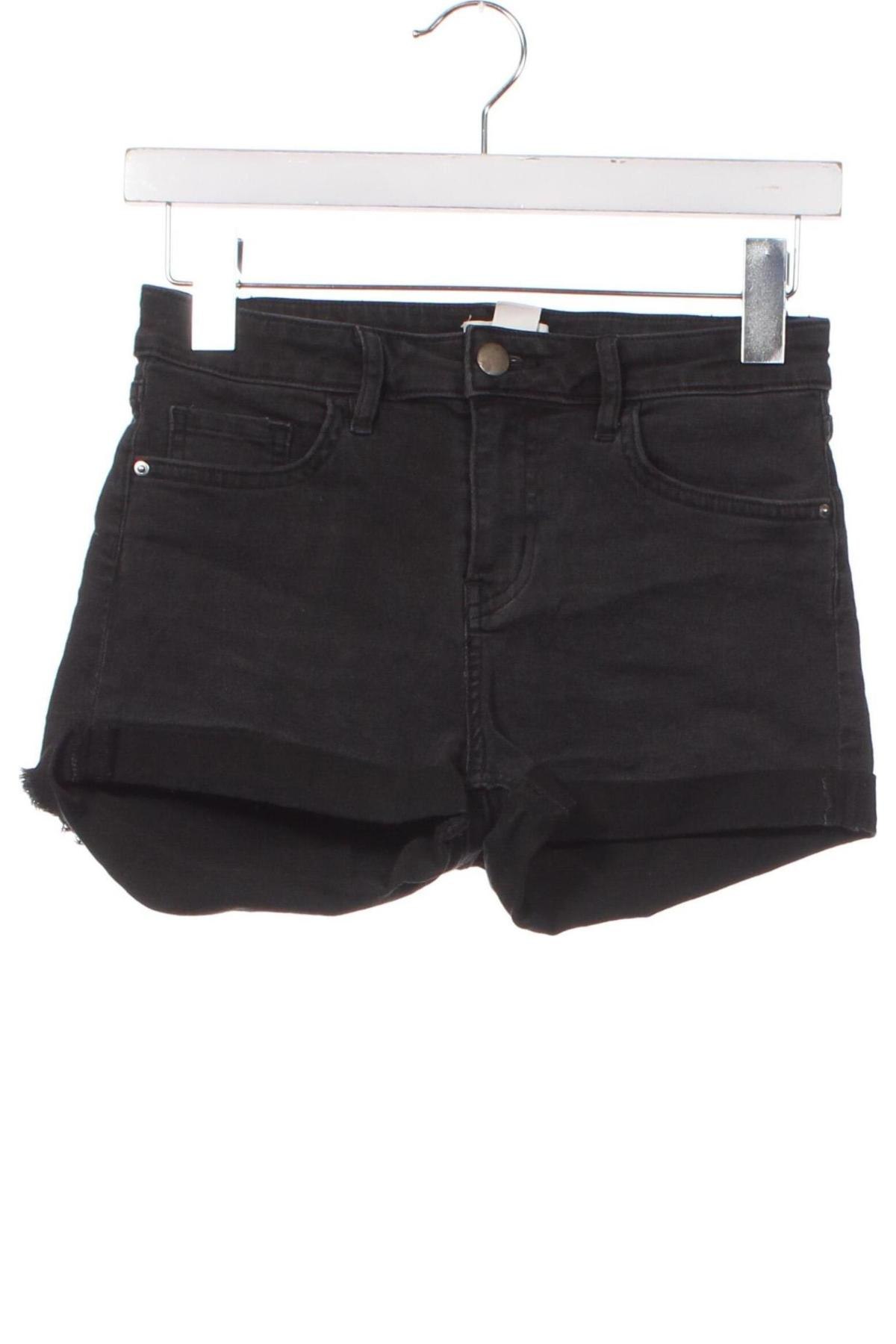 Damen Shorts H&M, Größe XS, Farbe Schwarz, Preis 13,22 €