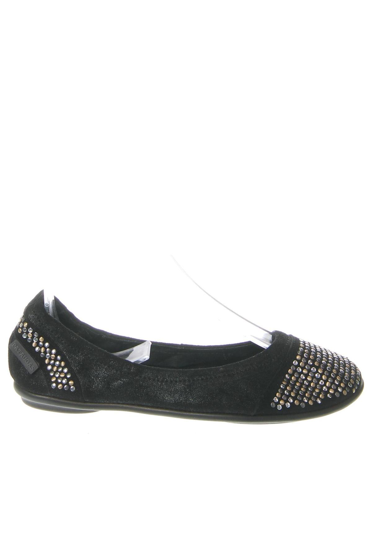 Дамски обувки Pataugas, Размер 36, Цвят Черен, Цена 190,00 лв.