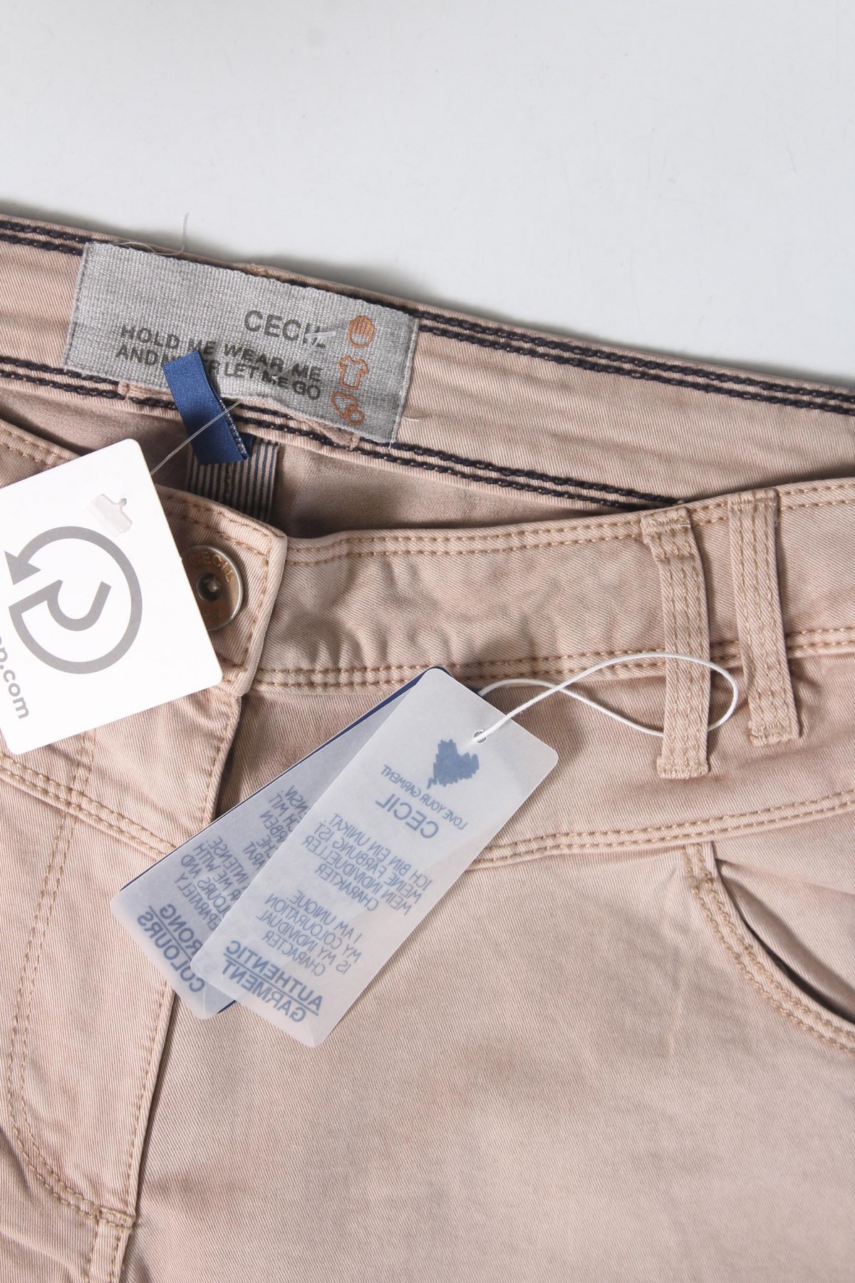 Γυναικείο παντελόνι Cecil, Μέγεθος XL, Χρώμα  Μπέζ, Τιμή 11,21 €