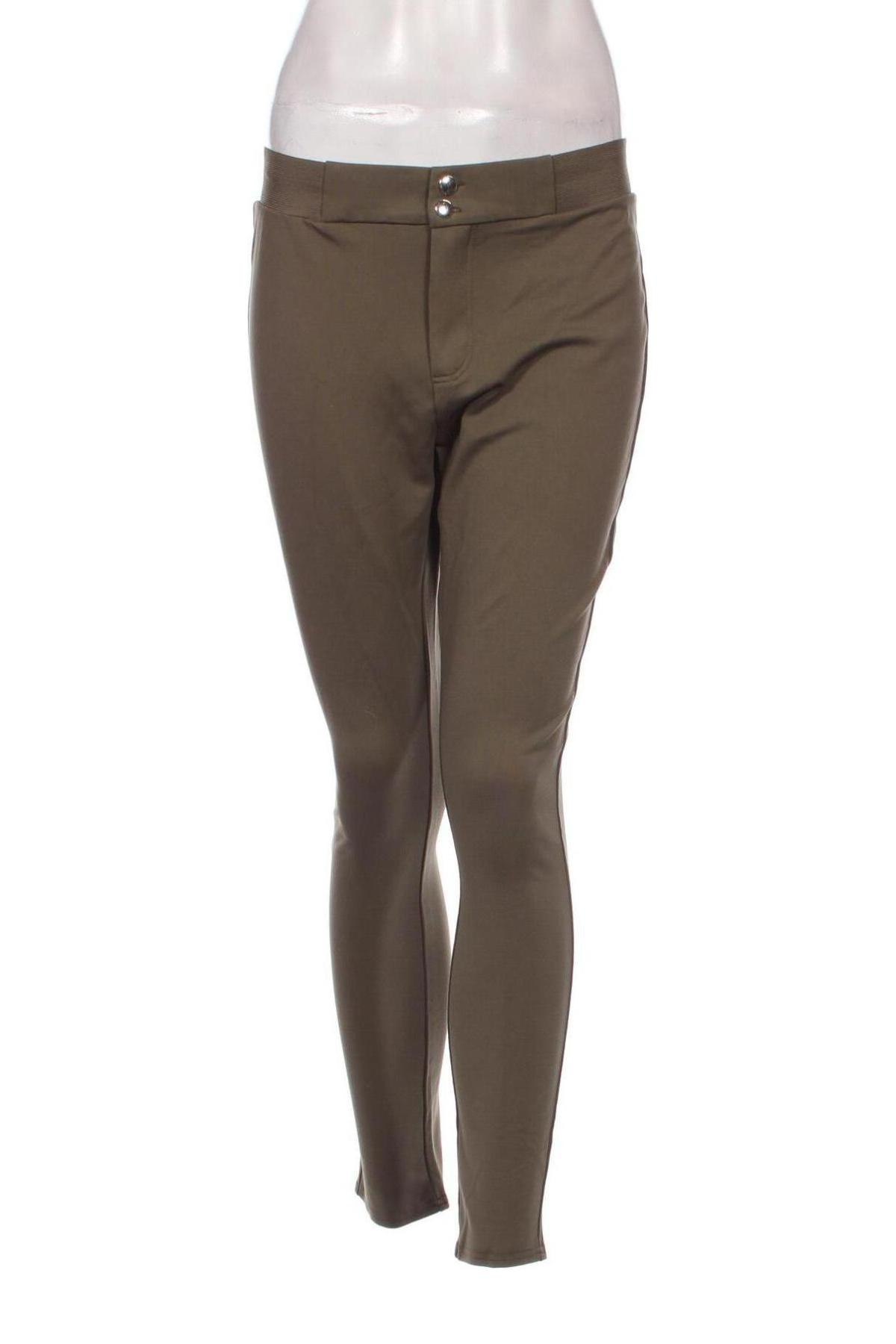 Pantaloni de femei Janina, Mărime L, Culoare Verde, Preț 19,08 Lei